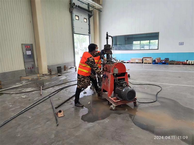 大同厂房地面下沉塌陷注浆加固施工